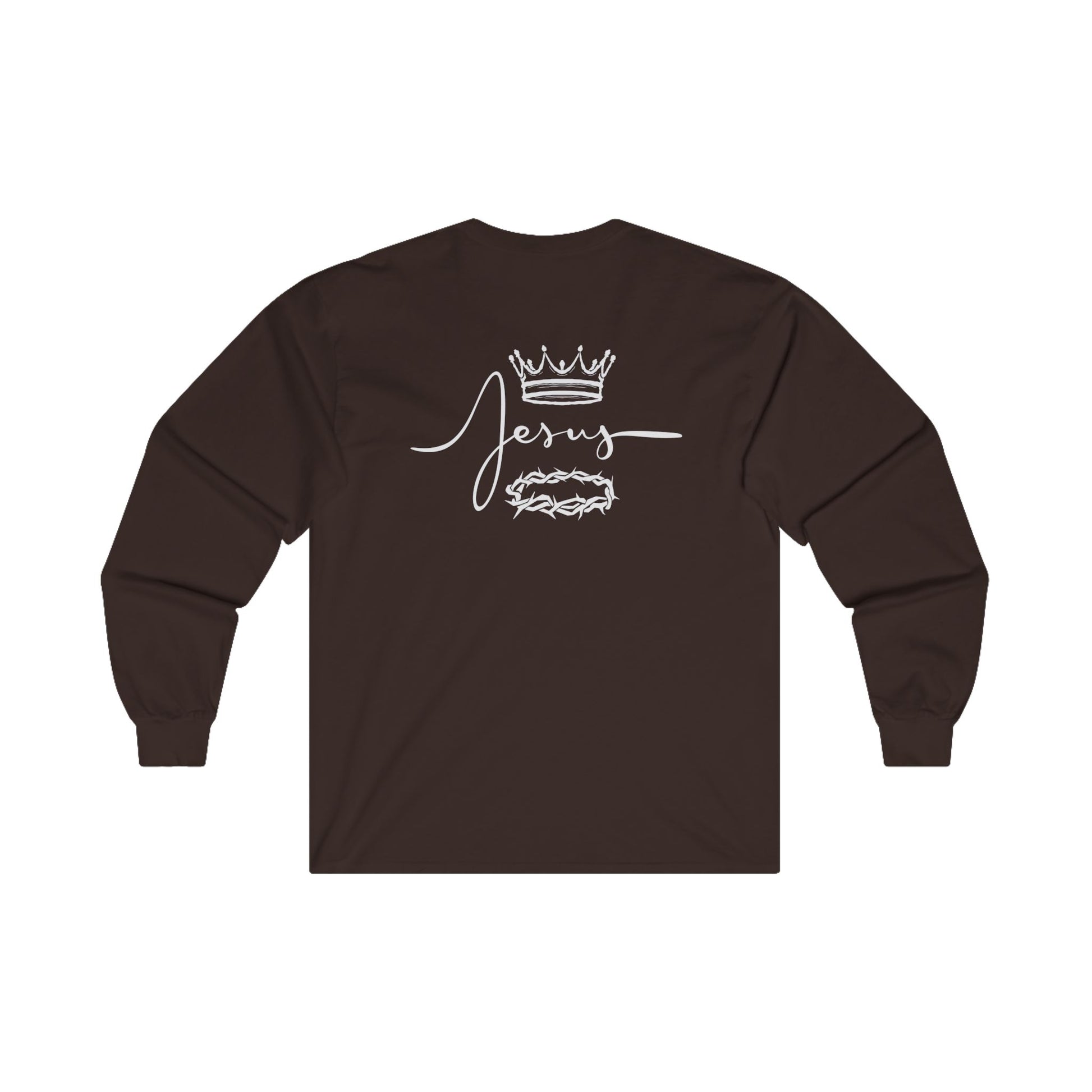 Crown & Thorn Jesus Unisex Long Sleeve Tee - Faith Inspired Apparel