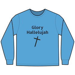 Collection of Glory Gear - Faith-Inspired Long Sleeve Tee - 'Glory Hallelujah' in a gallery layout