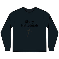 Collection of Glory Gear - Faith-Inspired Long Sleeve Tee - 'Glory Hallelujah' in a gallery layout