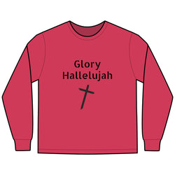 Collection of Glory Gear - Faith-Inspired Long Sleeve Tee - 'Glory Hallelujah' in a gallery layout