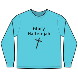 Collection of Glory Gear - Faith-Inspired Long Sleeve Tee - 'Glory Hallelujah' in a gallery layout