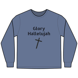 Collection of Glory Gear - Faith-Inspired Long Sleeve Tee - 'Glory Hallelujah' in a gallery layout