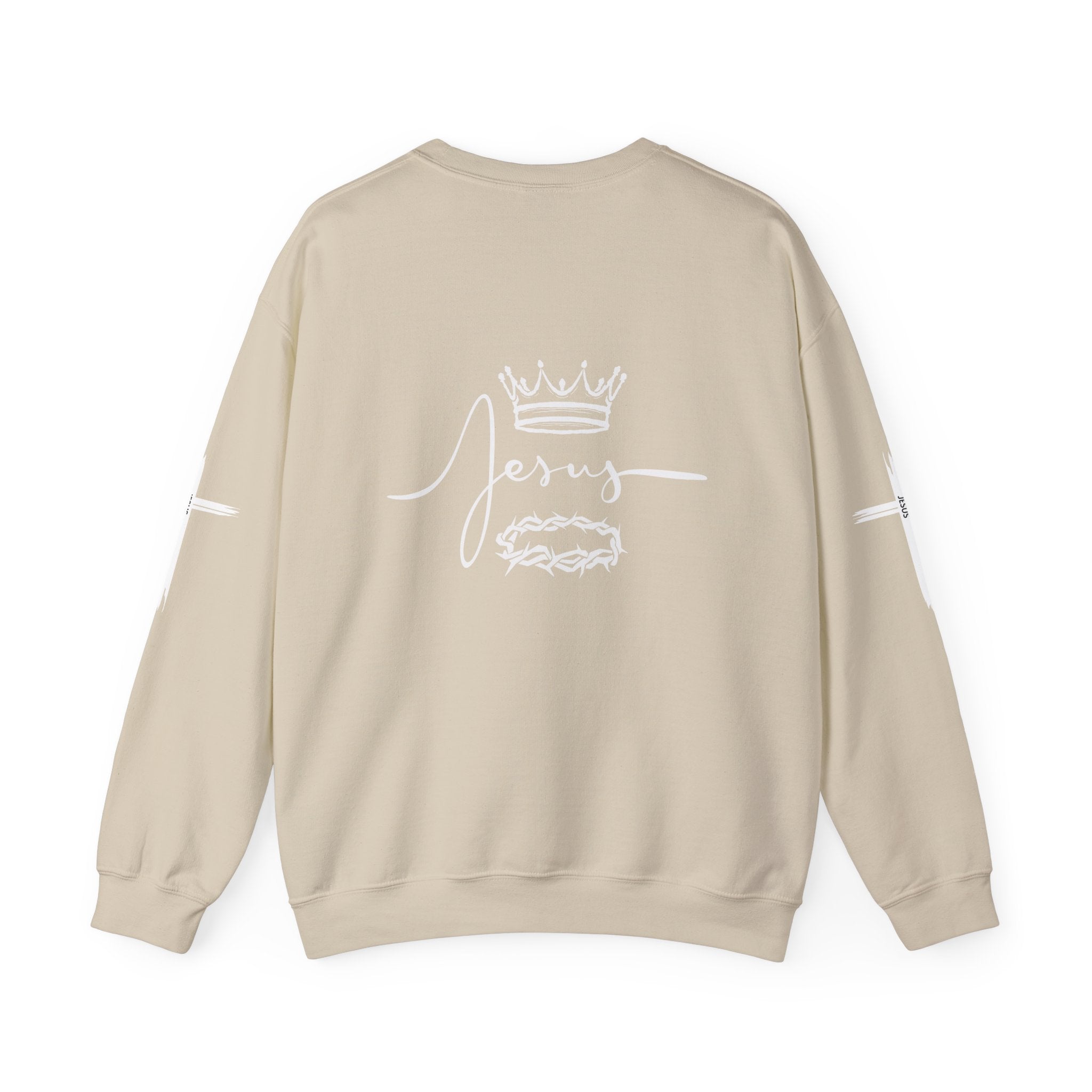 Collection of Jesus Crown & Thorns Unisex Crewneck Sweatshirt in a gallery layout