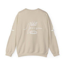 Collection of Jesus Crown & Thorns Unisex Crewneck Sweatshirt in a gallery layout