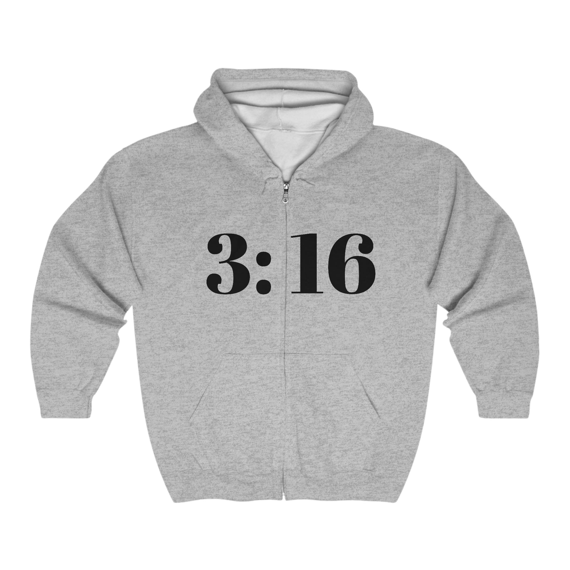 Unisex Full Zip Hooded Sweatshirt - J316 Glory Gear | Casual Comfort for All Seasons