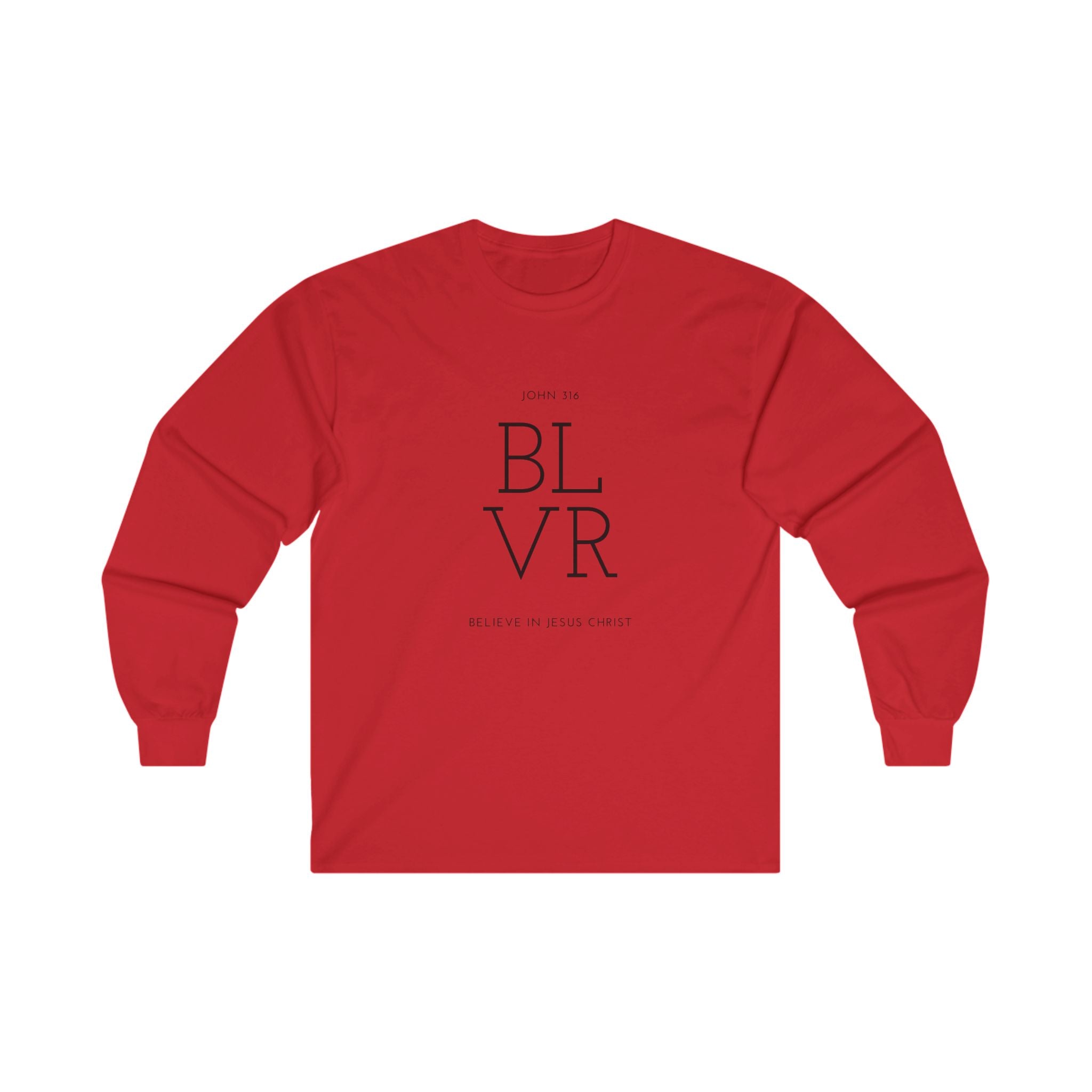 Collection of 'Believe in Jesus Christ' & 'Glory Apparel' Fashion - Unisex Long Sleeve Tee in a gallery layout