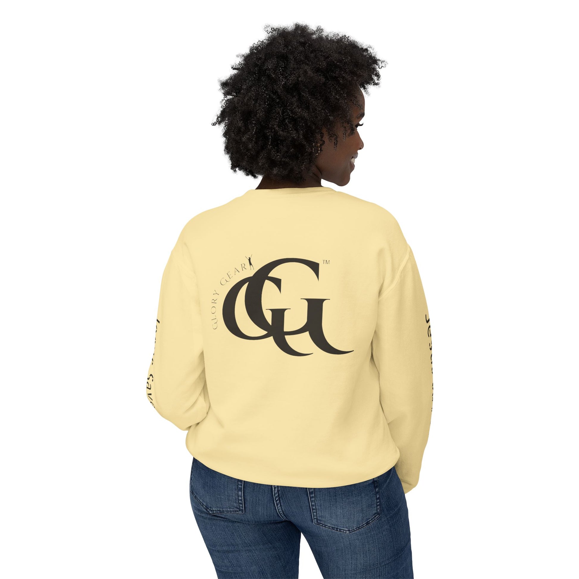 Inspirational Unisex Crewneck Sweatshirt - Glory Gear 'Jesus Saves' Design