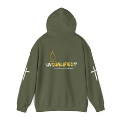 Collection of Unisex Hoodie: Unqualified? God Called Me Anyway - Faith-Inspired Apparel in a gallery layout