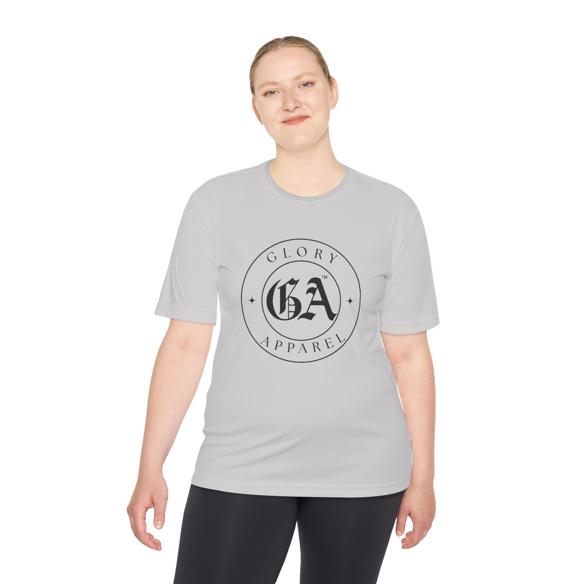 Collection of Glory Apparel Logo-Unisex Moisture-Wicking Tee in a gallery layout