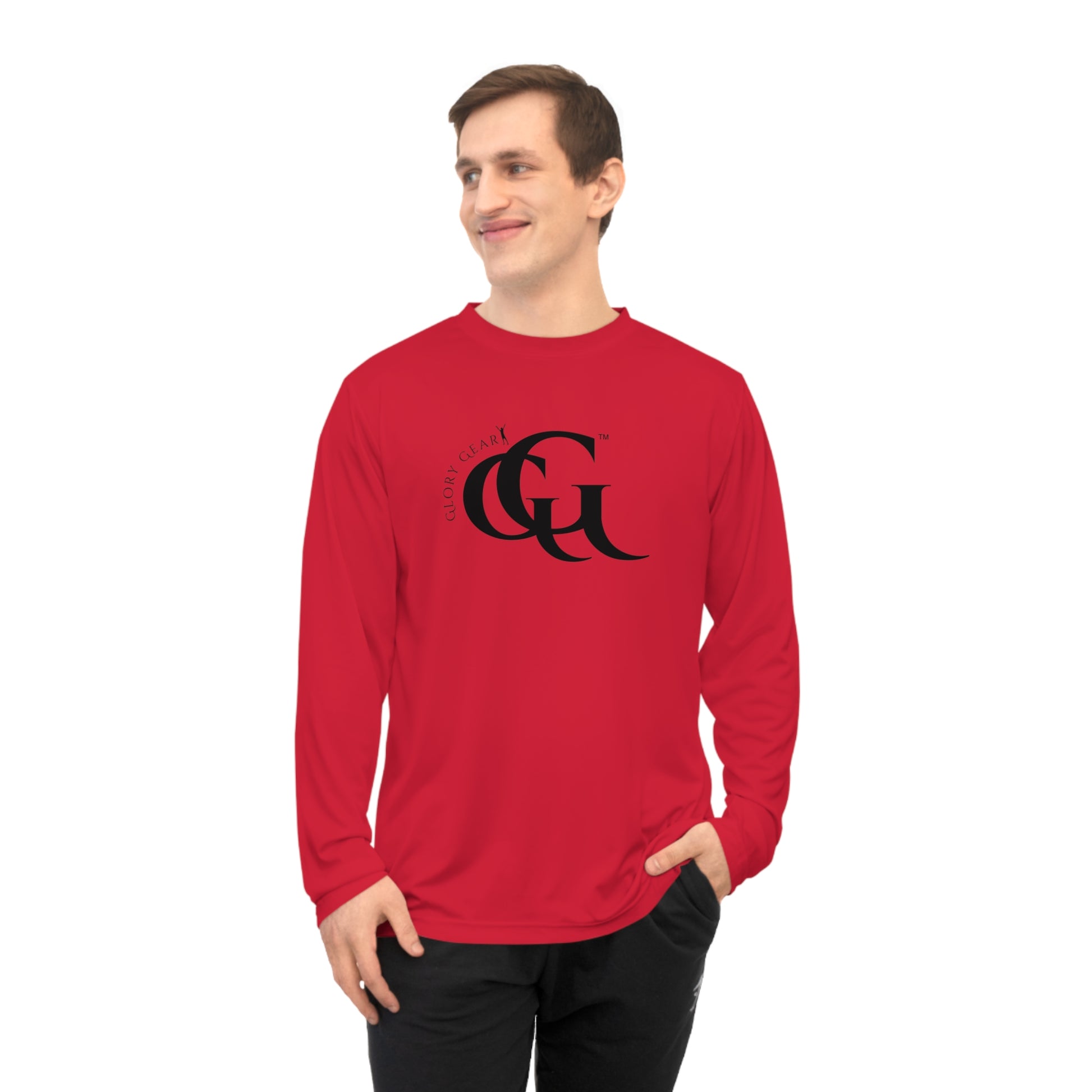 Unisex Performance Long Sleeve Shirt - 'Glory Gear' Athletic Tee for Fitness Enthusiasts