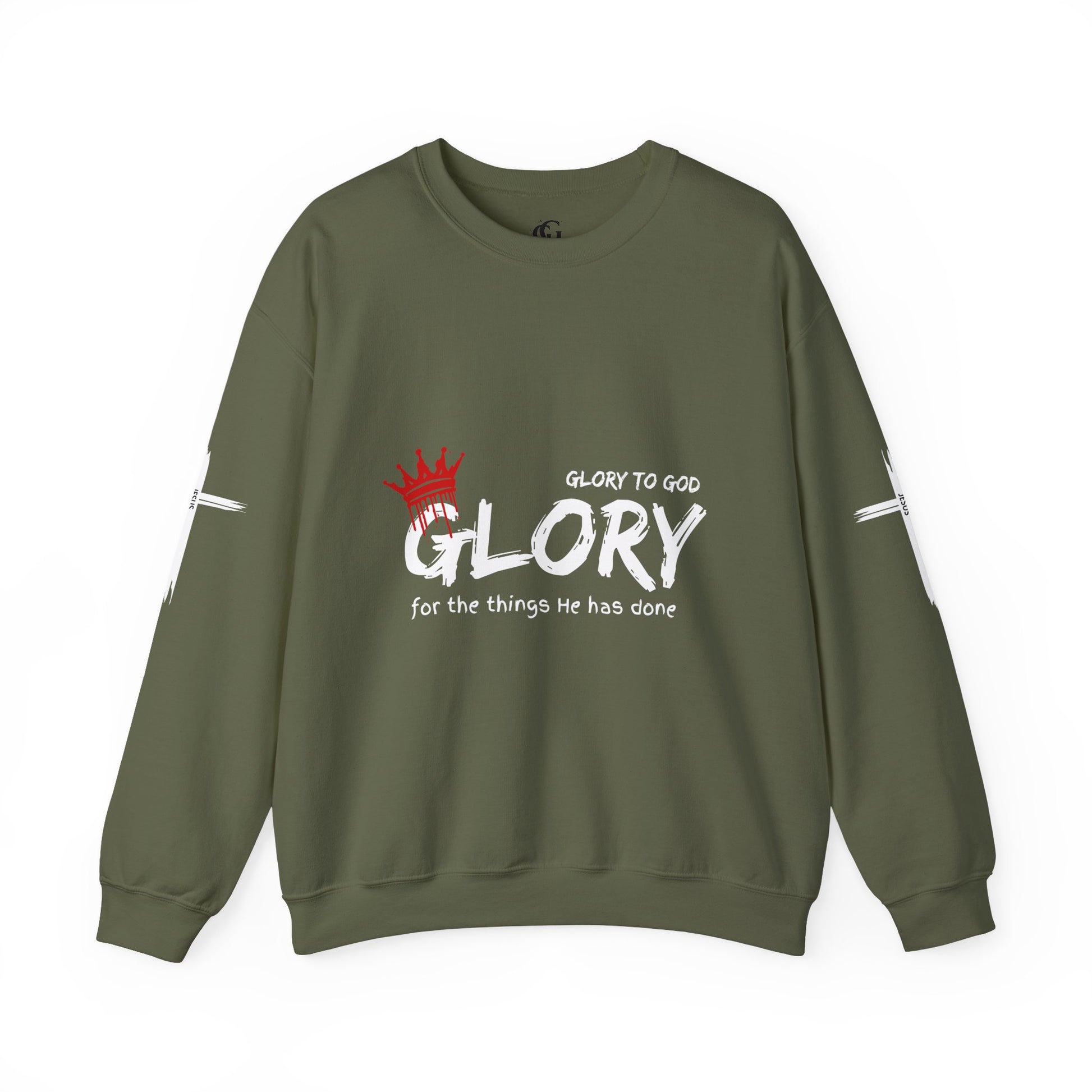 Glory to God for the Things He Has Done - Unisex Crewneck Sweatshirt