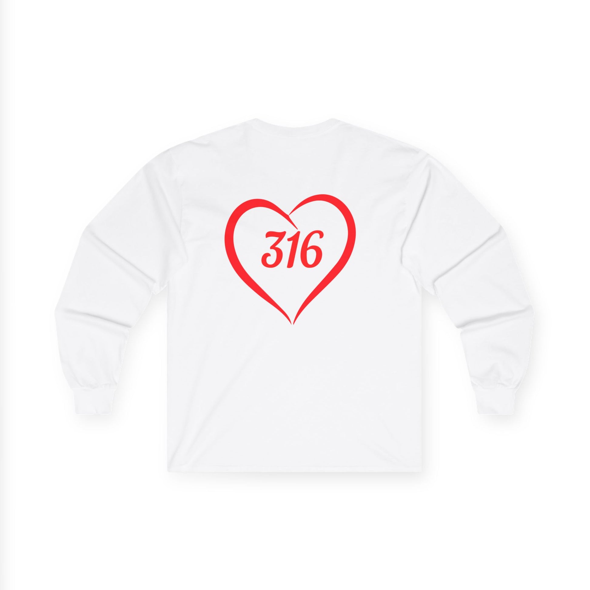 Heart 316 Unisex Ultra Cotton Long Sleeve Tee - Perfect Gift for Faith & Love Events