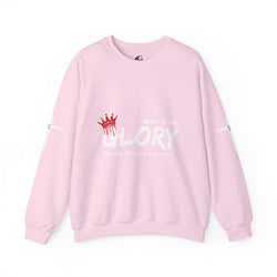 Collection of Glory to God for the Things He Has Done - Unisex Crewneck Sweatshirt in a gallery layout