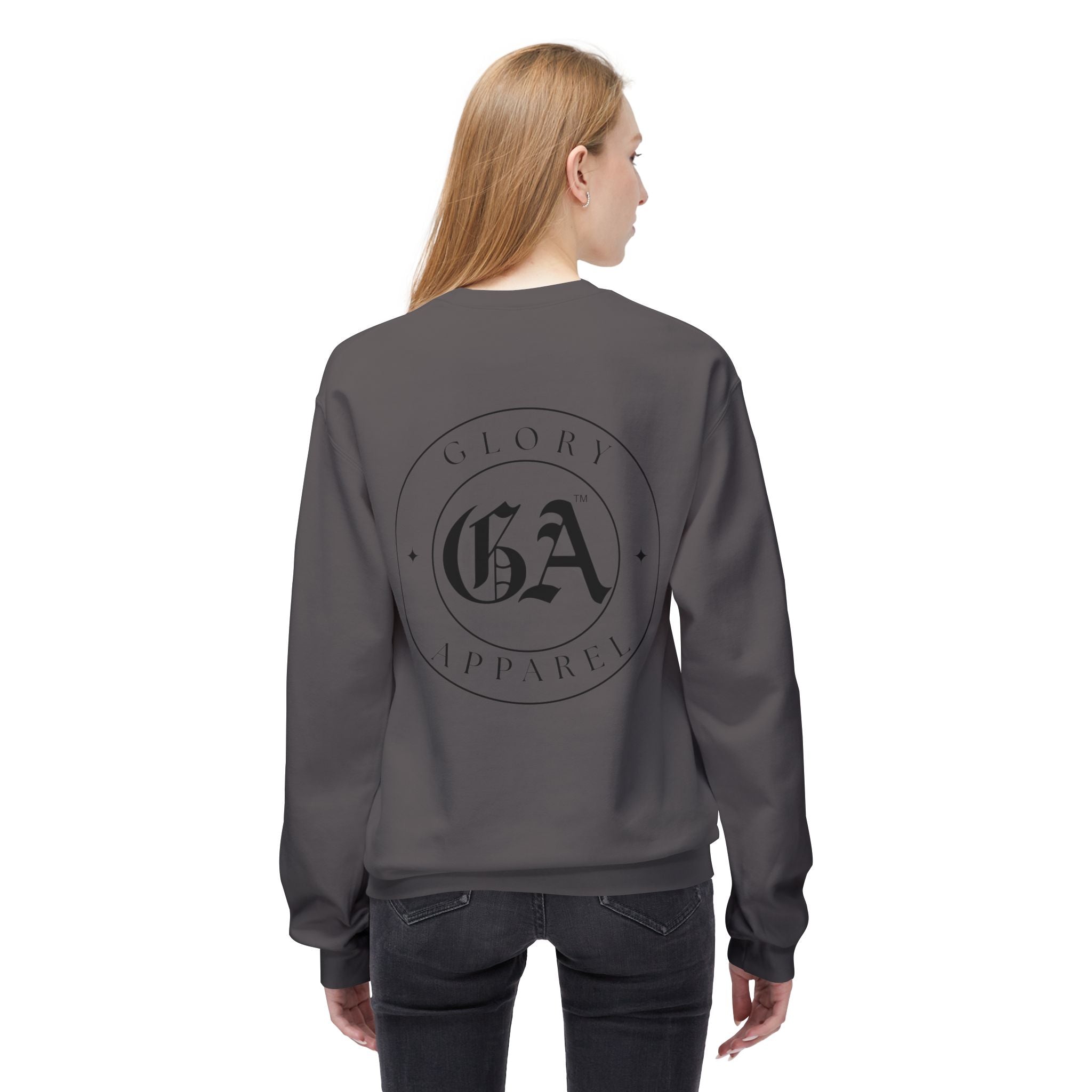 Collection of Glory Apparel Unisex Fleece Crewneck Sweatshirt in a gallery layout