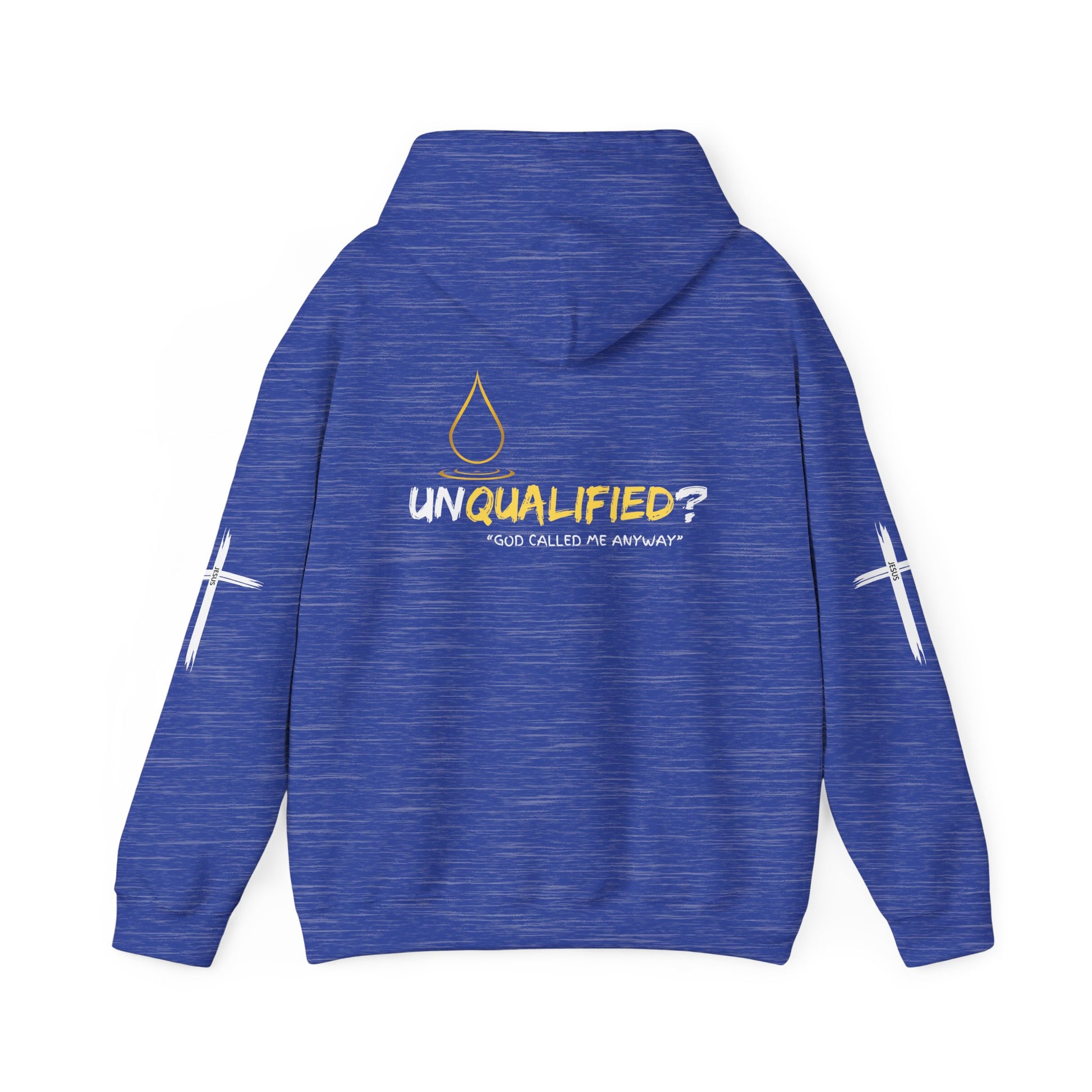 Unisex Hoodie: Unqualified? God Called Me Anyway - Faith-Inspired Apparel