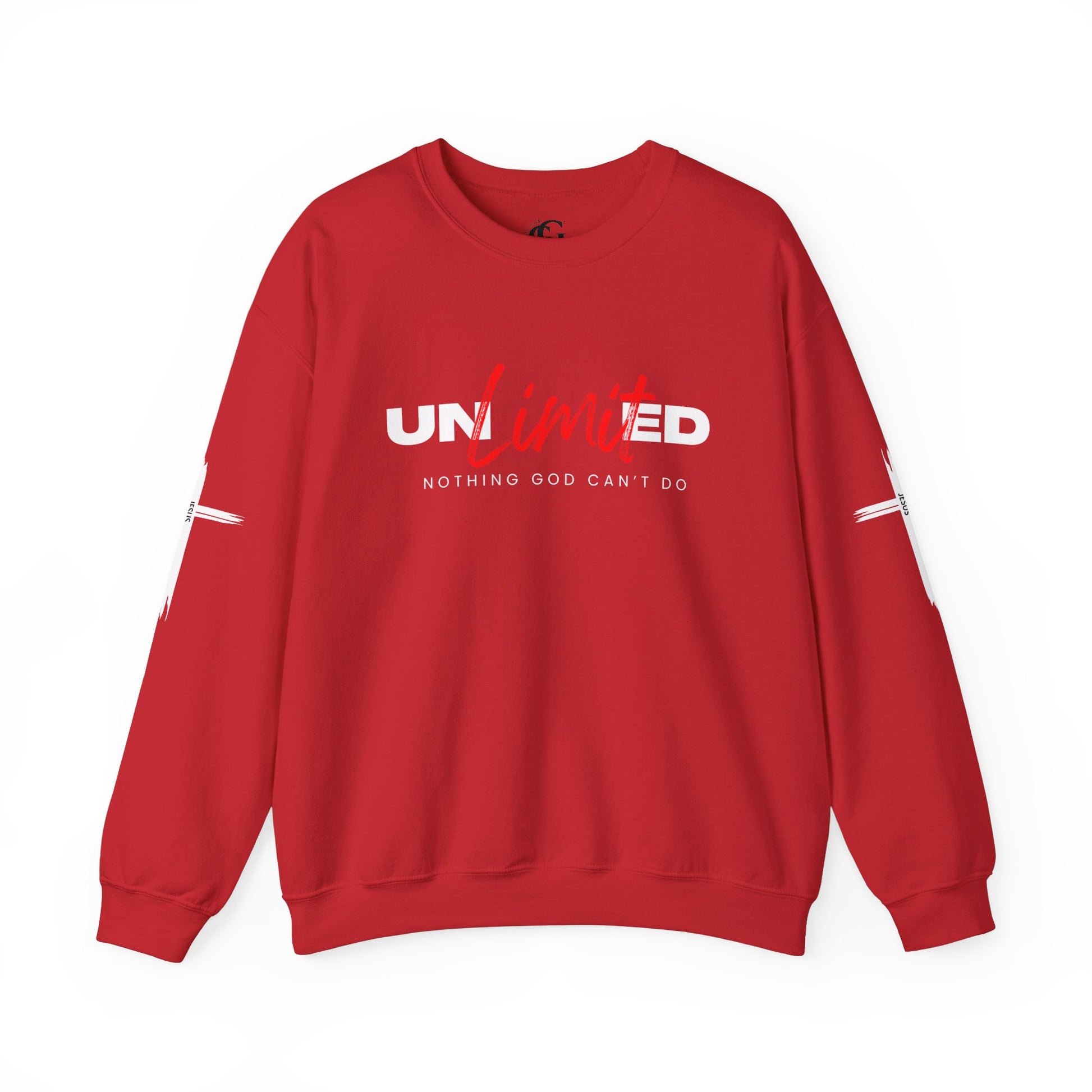 Unlimited "Nothing God Can't Do" Crewneck Sweatshirt - Motivational Everyday Wear