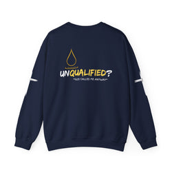 Collection of QUALIFIED "God Called Me Anyway" Unisex Crewneck Sweatshirt - Cozy Motivational Apparel in a gallery layout