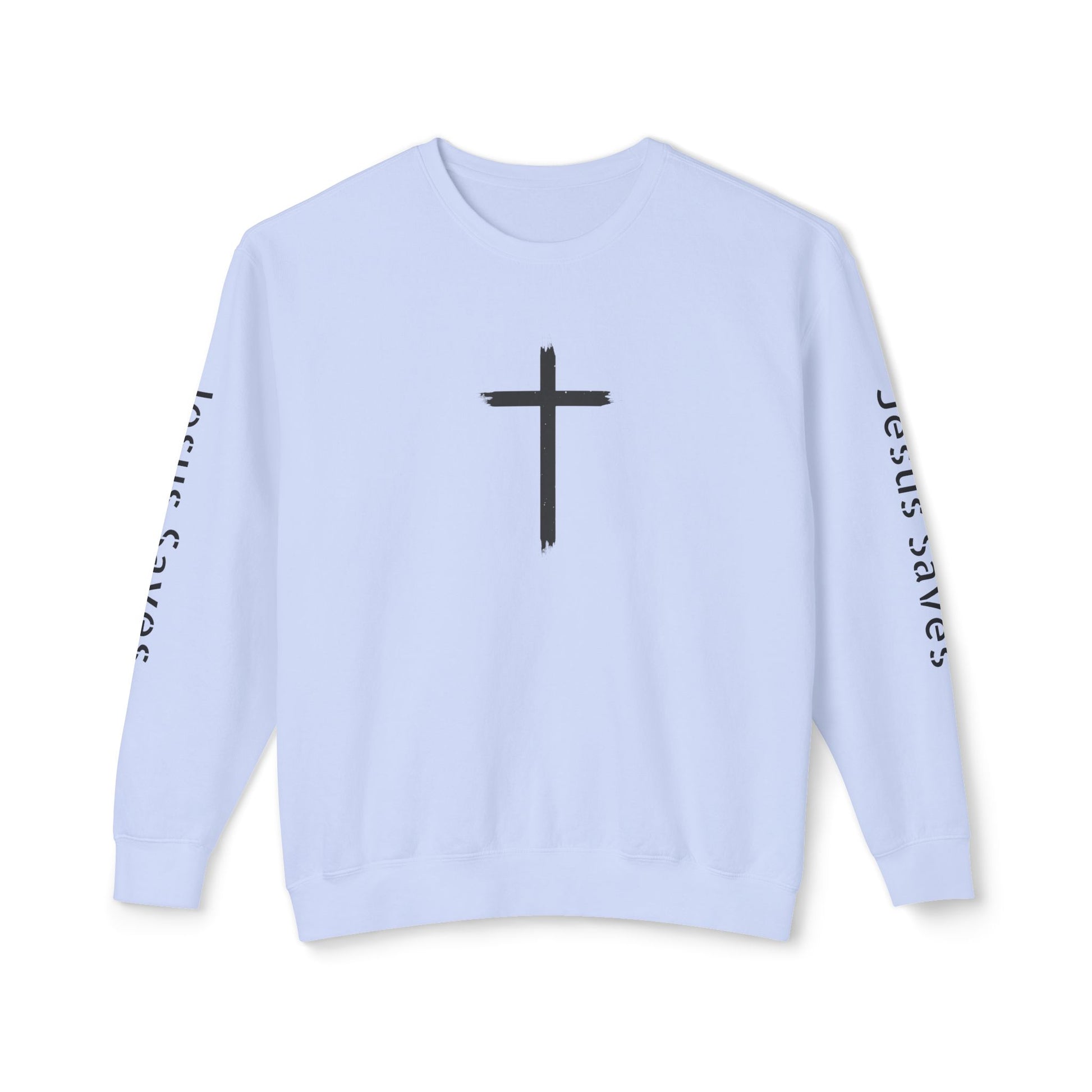 Inspirational Unisex Crewneck Sweatshirt - Glory Gear 'Jesus Saves' Design