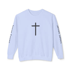 Collection of Inspirational Unisex Crewneck Sweatshirt - Glory Gear 'Jesus Saves' Design in a gallery layout