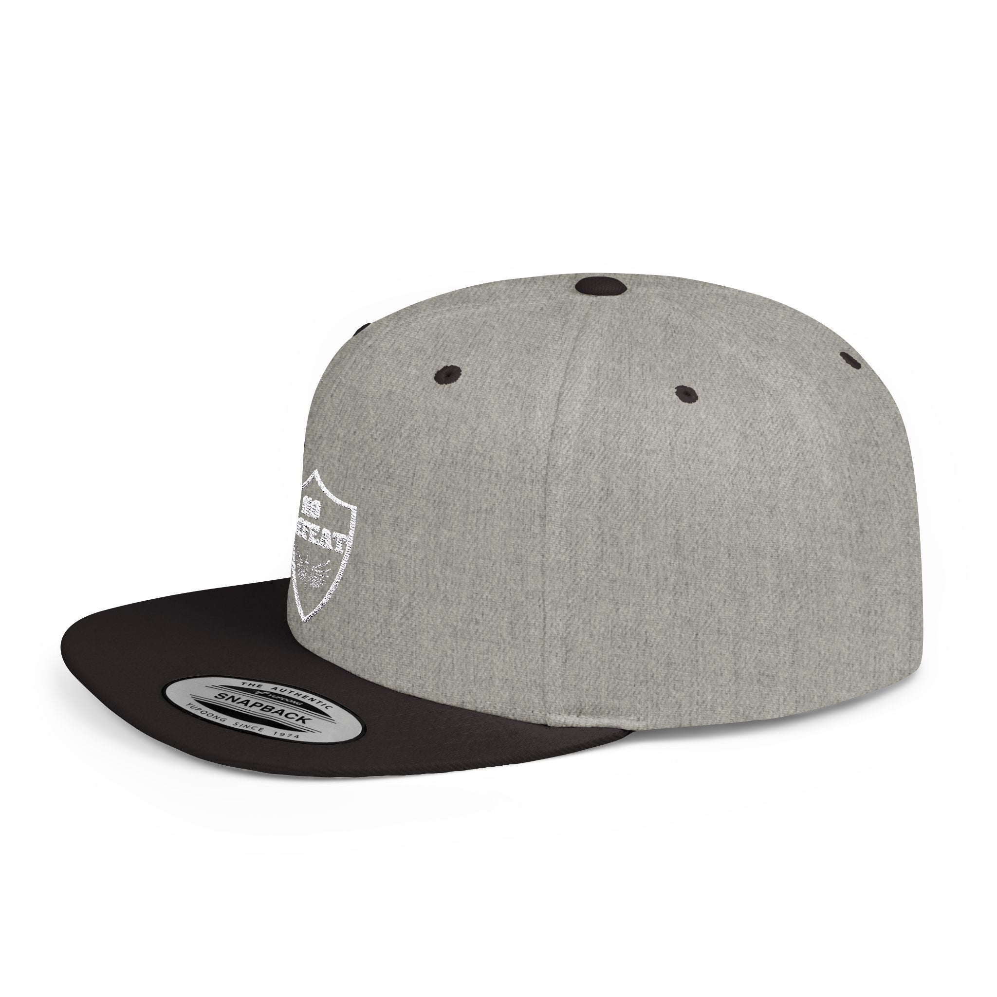 Collection of No Defeat Flat Bill Snapback Hat - Perfect for Casual Outings and Celebrations in a gallery layout