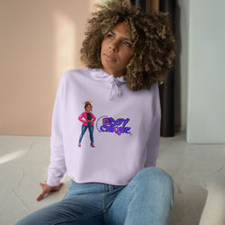 Collection of Edgy Chique Crop Hoodie in a gallery layout