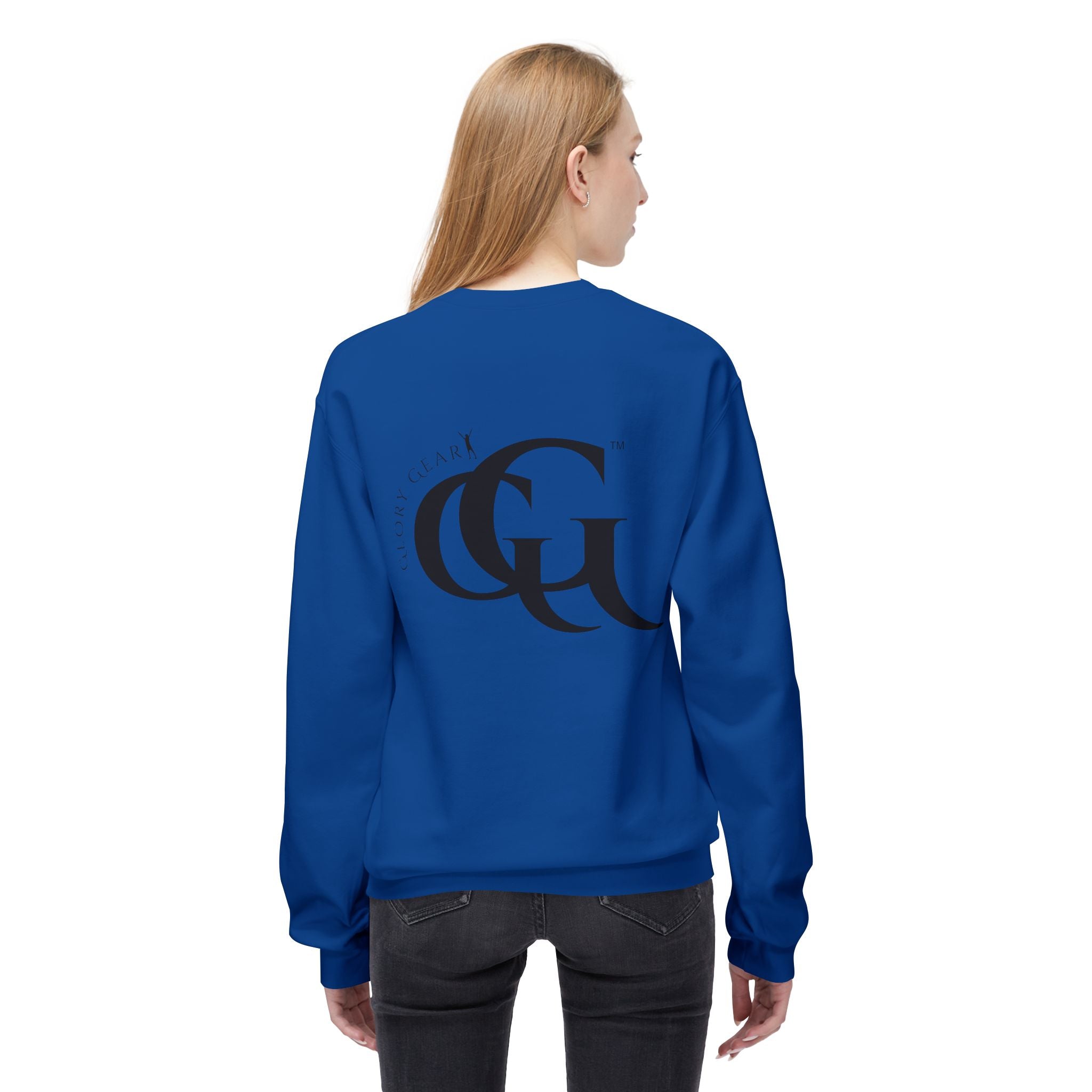 Collection of Glory Gear Unisex Midweight Softstyle Fleece Crewneck Sweatshirt in a gallery layout