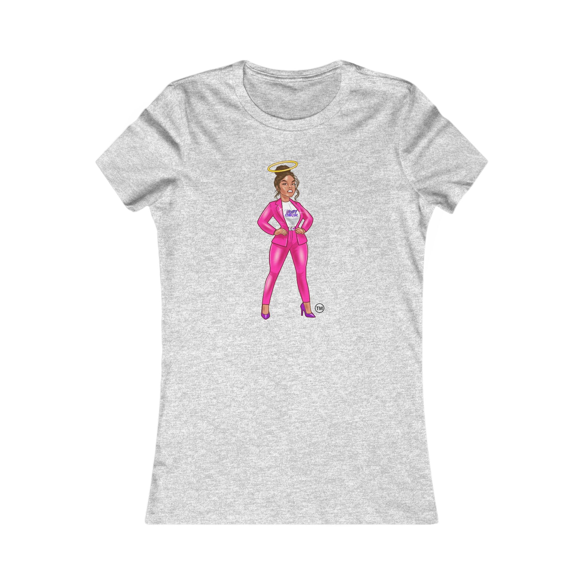 Collection of Edgy Chique Empowered Women’s Favorite Tee - Bold Graphic Tee with a Boss Lady Design in a gallery layout