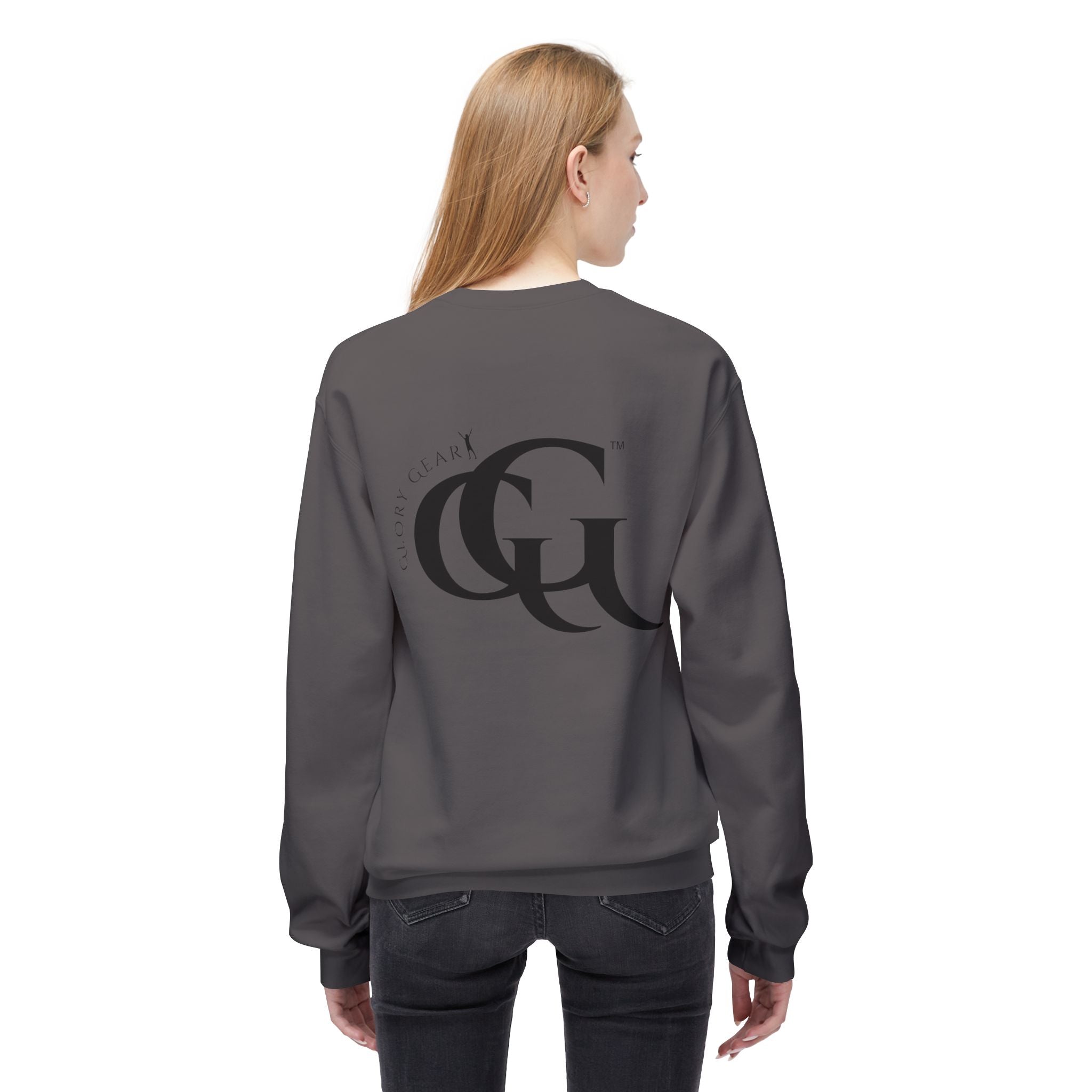 Collection of Glory Gear Unisex Midweight Softstyle Fleece Crewneck Sweatshirt in a gallery layout