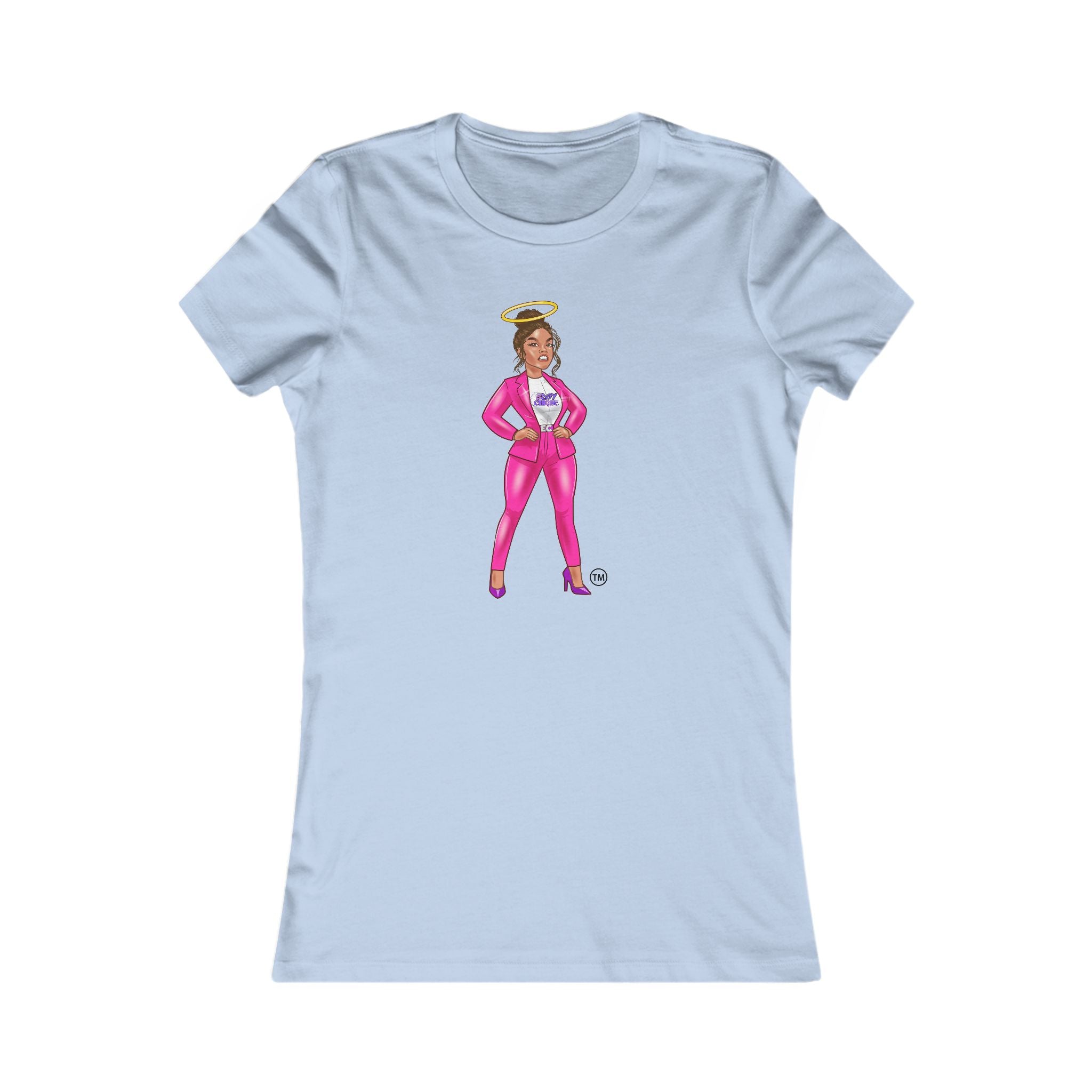 Collection of Edgy Chique Empowered Women’s Favorite Tee - Bold Graphic Tee with a Boss Lady Design in a gallery layout