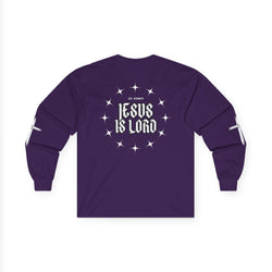 Collection of Faith-Inspired Unisex Long Sleeve Tee - 'Jesus is Lord' Design in a gallery layout