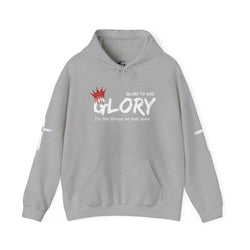 Collection of Glory to God Crown & Cross Unisex Hoodie in a gallery layout