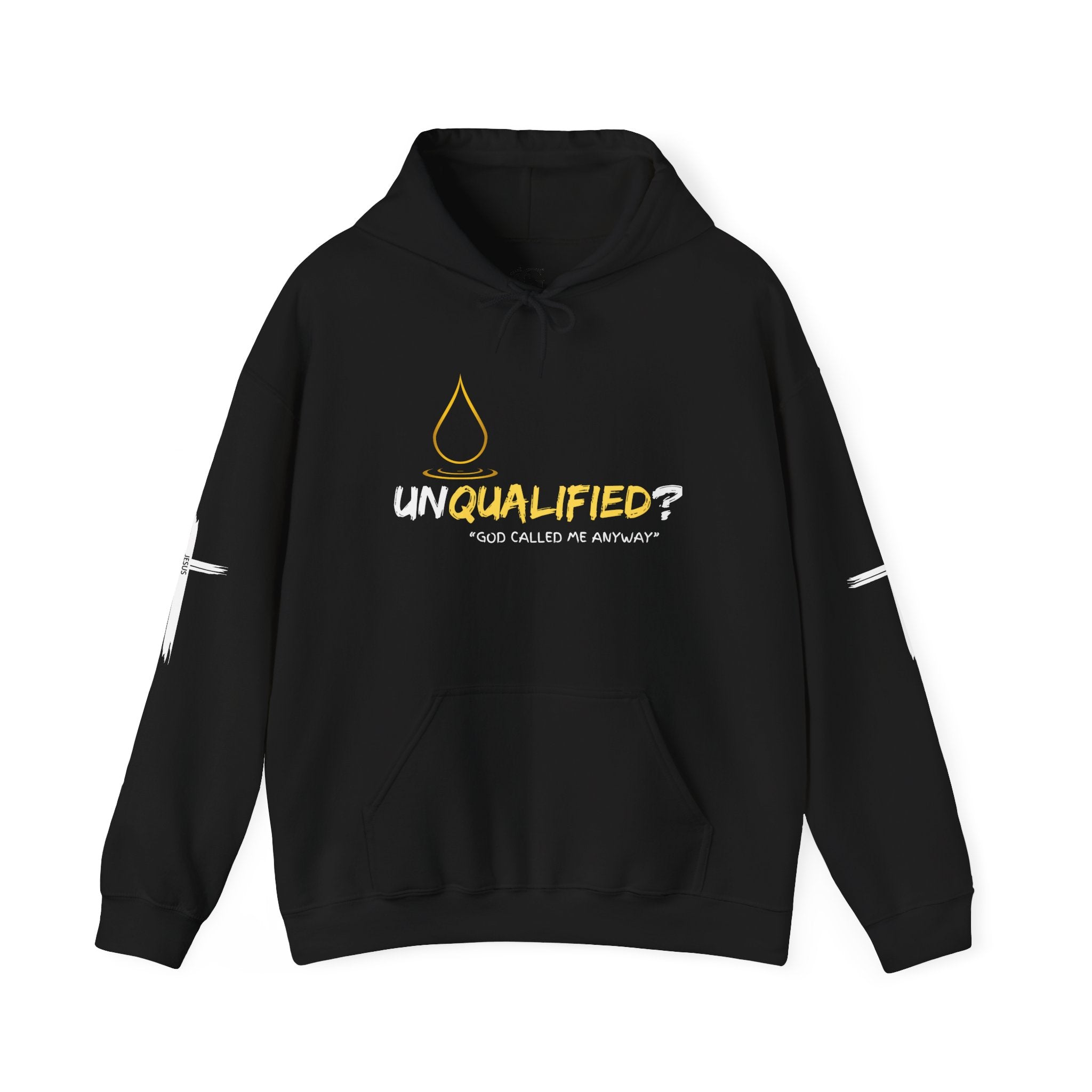 Collection of Unisex Hoodie: Unqualified? God Called Me Anyway - Faith-Inspired Apparel in a gallery layout