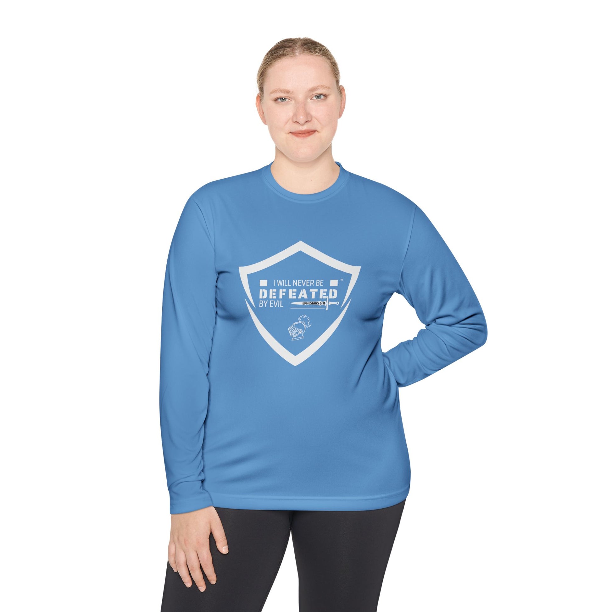 'Victorious & unDefeated' Unisex Lightweight Long Sleeve Tee