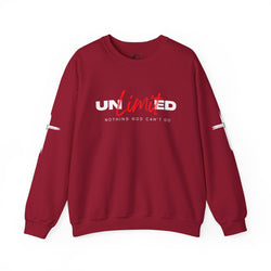 Collection of Unlimited "Nothing God Can't Do" Crewneck Sweatshirt - Motivational Everyday Wear in a gallery layout