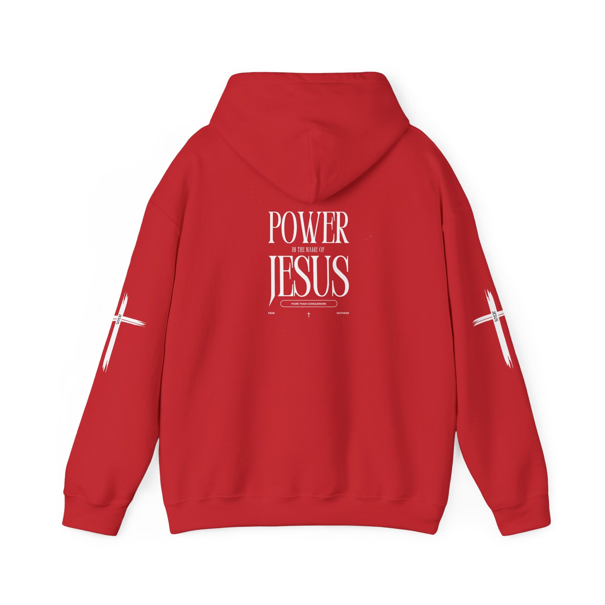 Power in the Name of Jesus Hoodie - Unisex Heavy Blend Sweatshirt for Faith and Inspiration