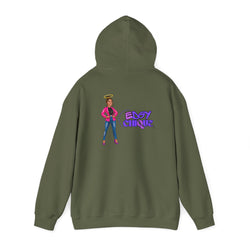 Collection of Edgy Chique Unisex Heavy Blend™ Hooded Sweatshirt - Trendy Graphic Pullover for Streetwear Enthusiasts in a gallery layout