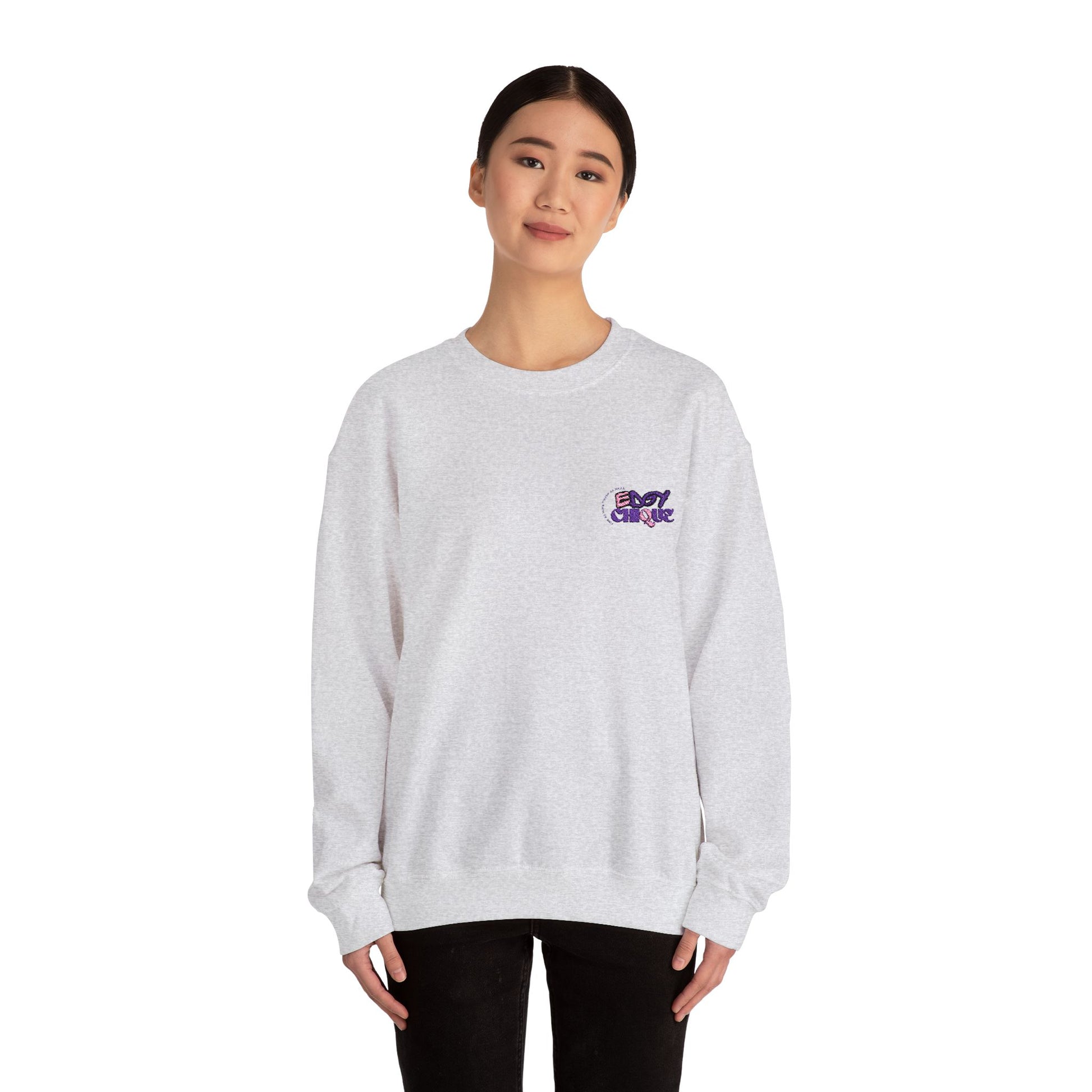 Embroidered Edgy Chique Sweatshirt