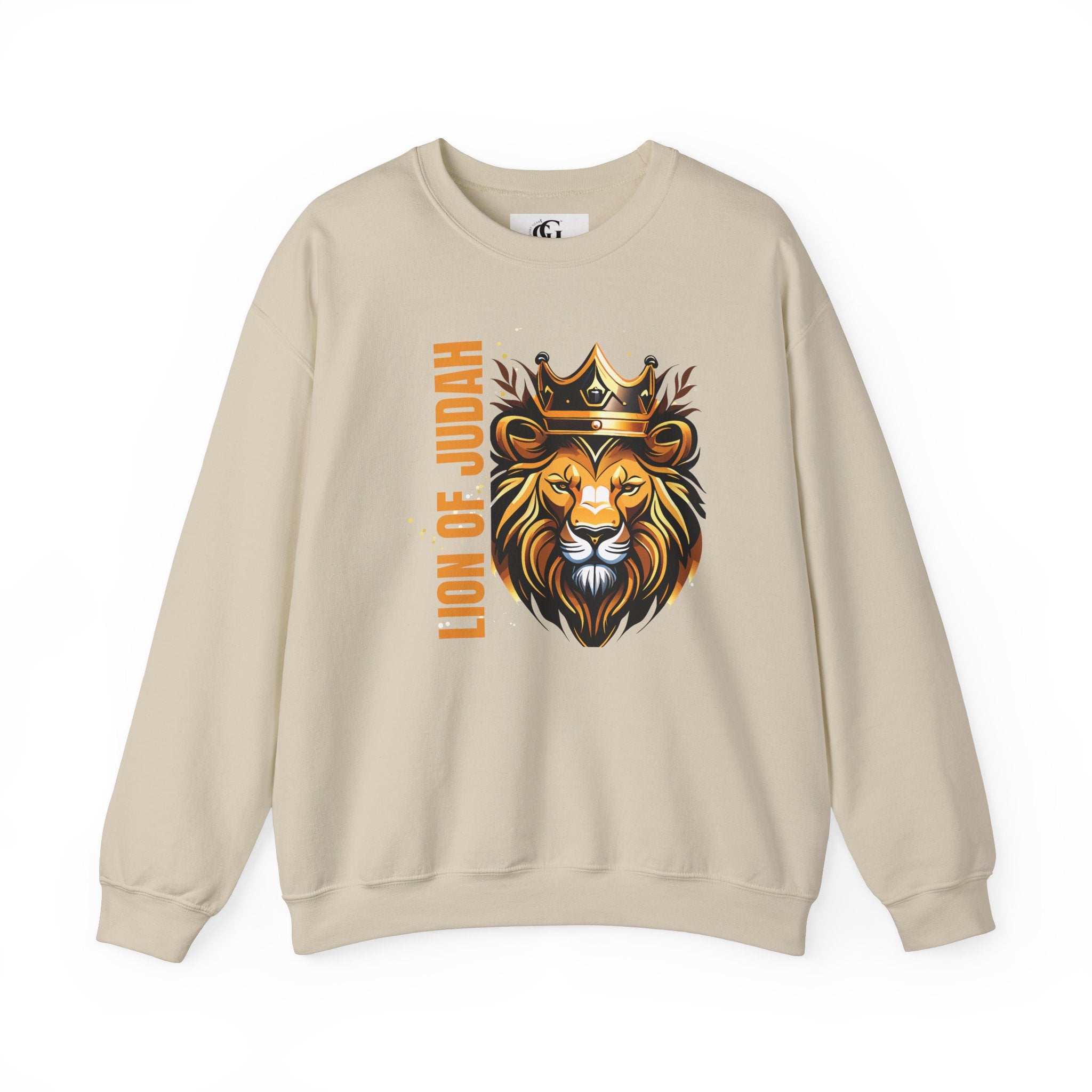 Collection of Lion of Judah Unisex Crewneck Sweatshirt - Faith-Inspired Apparel in a gallery layout