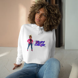 Collection of Edgy Chique Crop Hoodie in a gallery layout