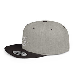 Collection of Jesus Crown Flat Bill Snapback Hat - Stylish Christian Apparel in a gallery layout