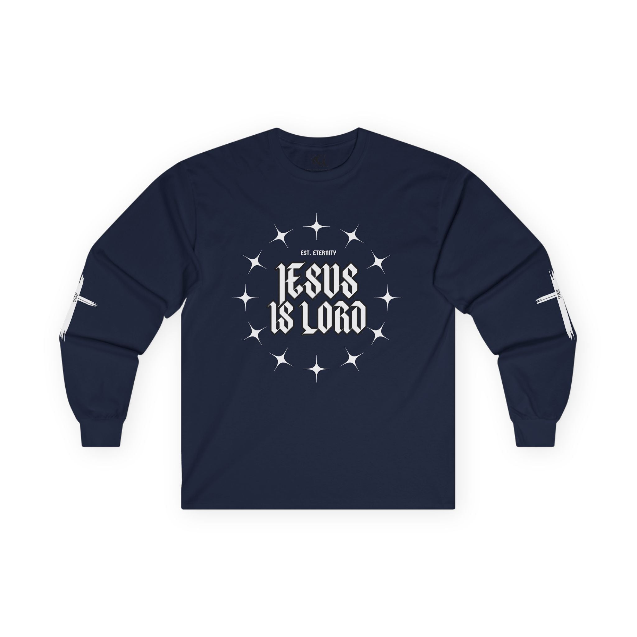 Collection of Faith-Inspired Unisex Long Sleeve Tee - 'Jesus is Lord' Design in a gallery layout