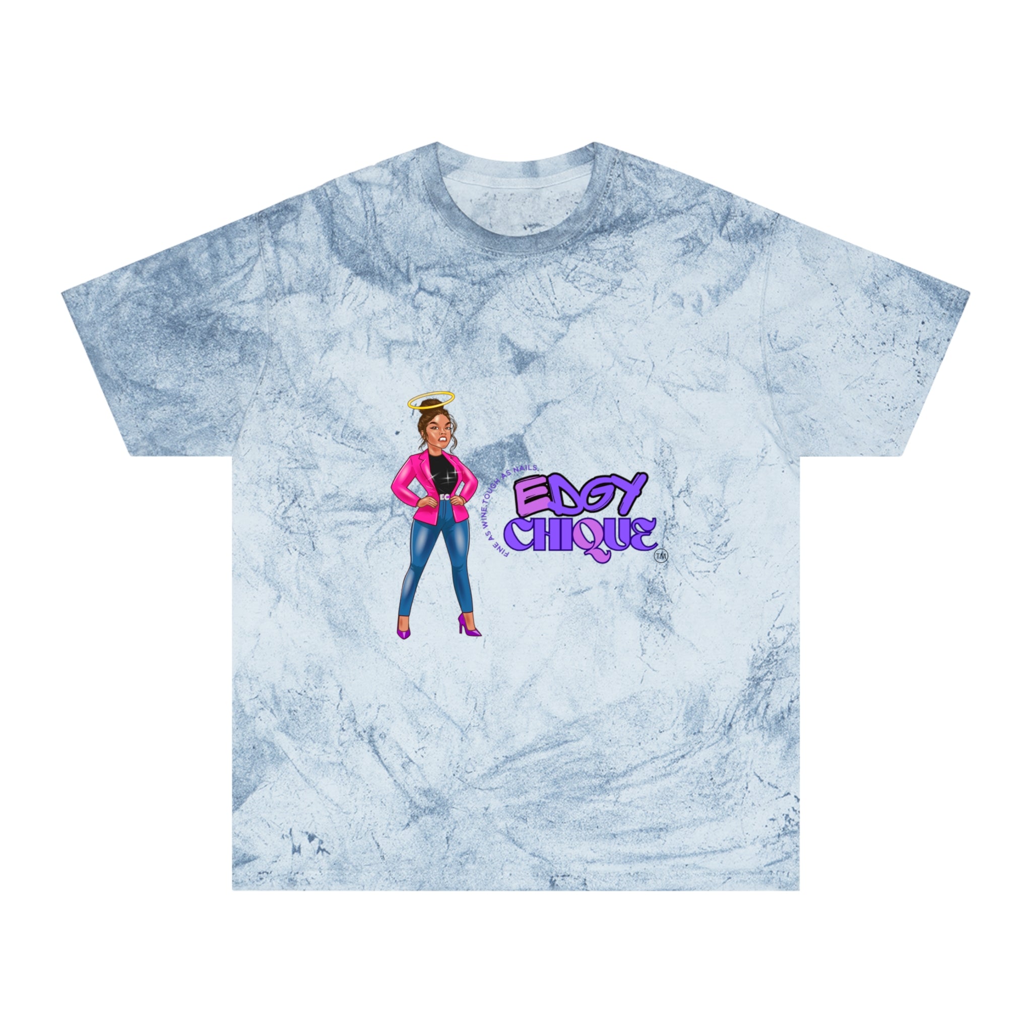 Collection of Edgy Chique Color Blast Unisex T-Shirt - Trendy & Fun Graphic Tee in a gallery layout