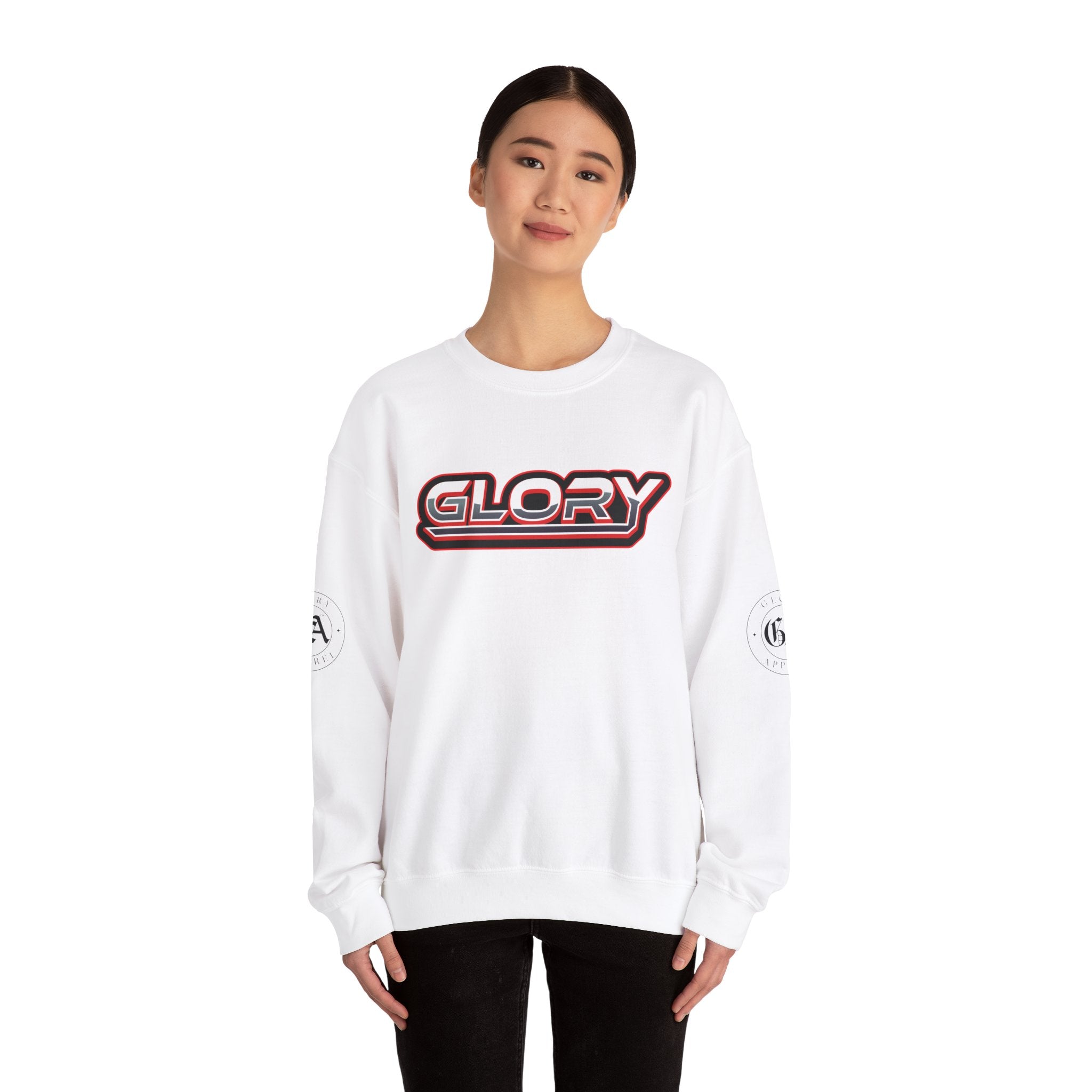 Collection of Glory Unisex Crewneck Sweatshirt - DTG not Puff Print in a gallery layout