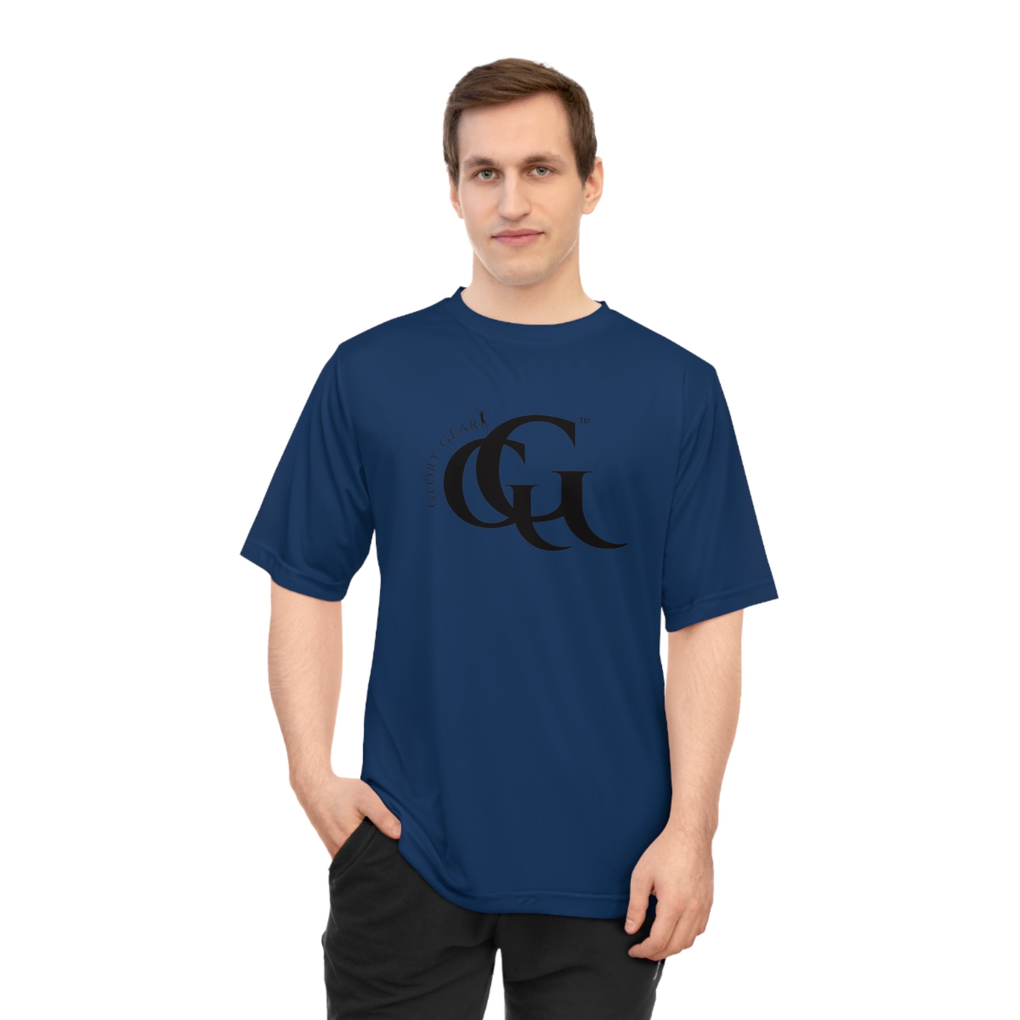 Collection of Glory Gear Unisex Zone Performance T-Shirt - Comfortable Activewear for Fitness Enthusiasts in a gallery layout