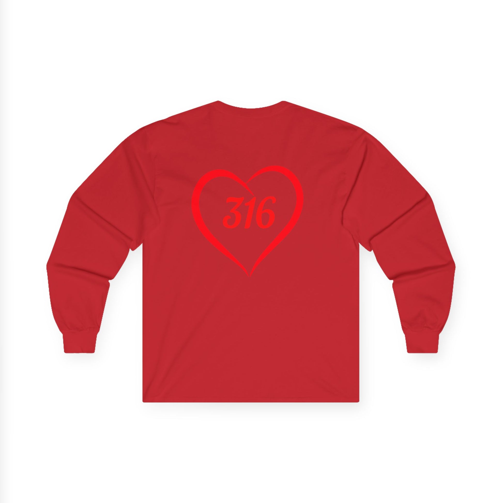 Heart 316 Unisex Ultra Cotton Long Sleeve Tee - Perfect Gift for Faith & Love Events