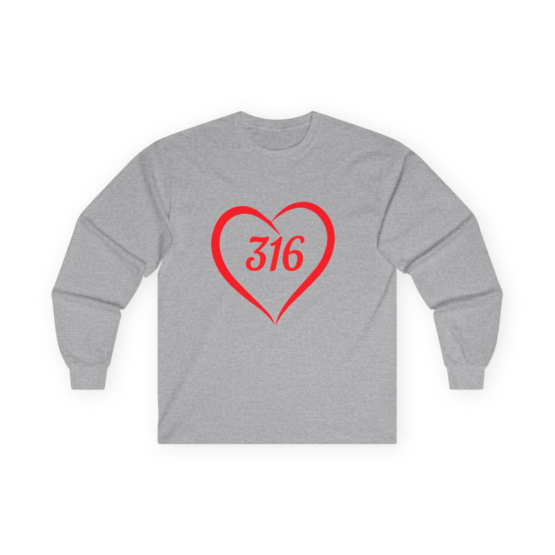 Heart 316 Unisex Ultra Cotton Long Sleeve Tee - Perfect Gift for Faith & Love Events