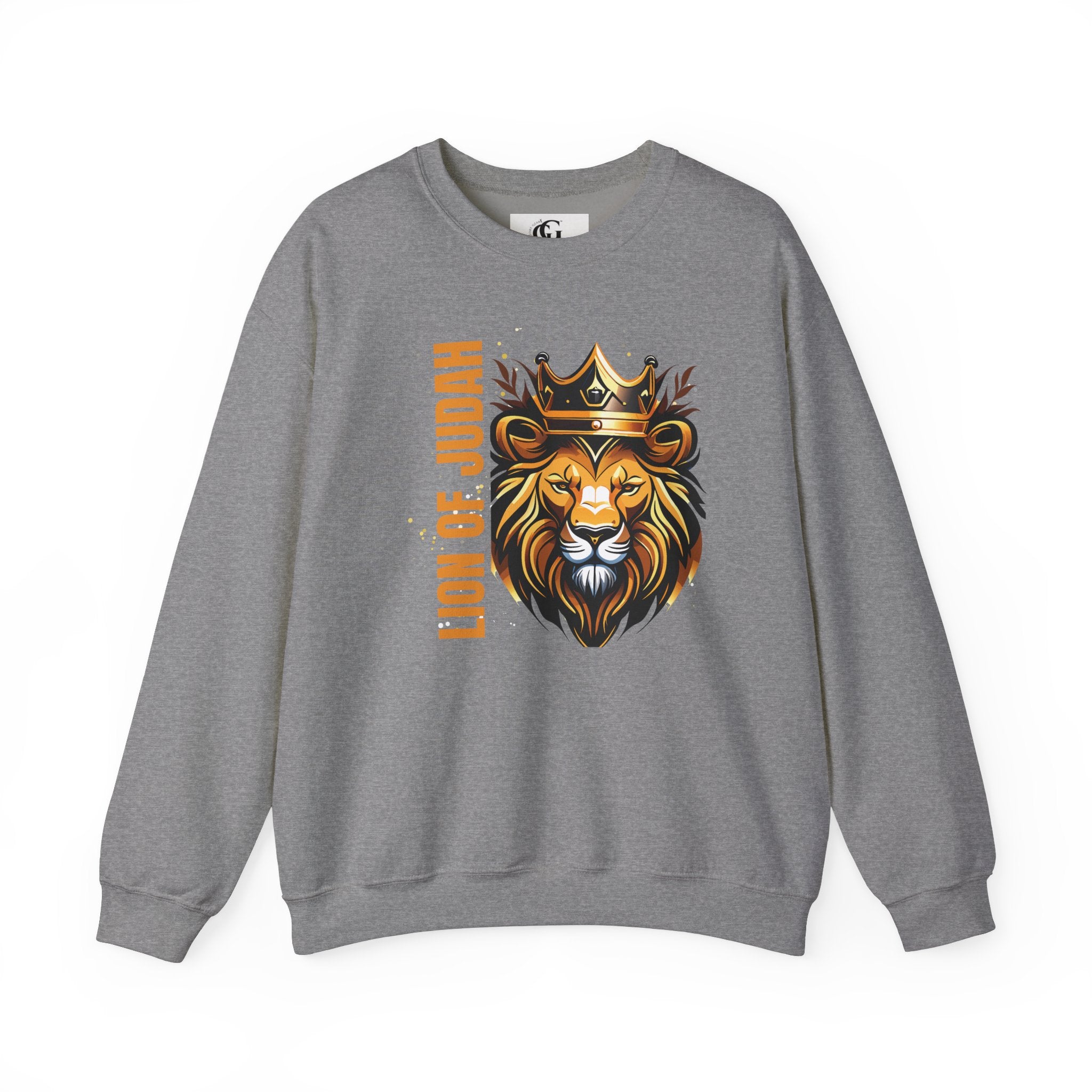 Collection of Lion of Judah Unisex Crewneck Sweatshirt - Faith-Inspired Apparel in a gallery layout