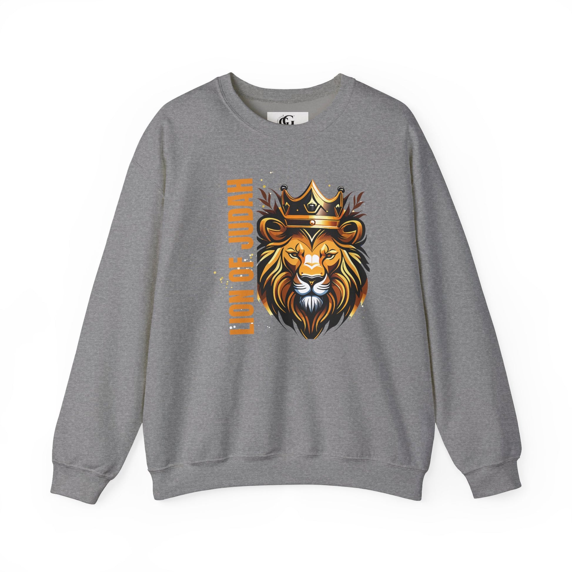 Lion of Judah Unisex Crewneck Sweatshirt - Faith-Inspired Apparel