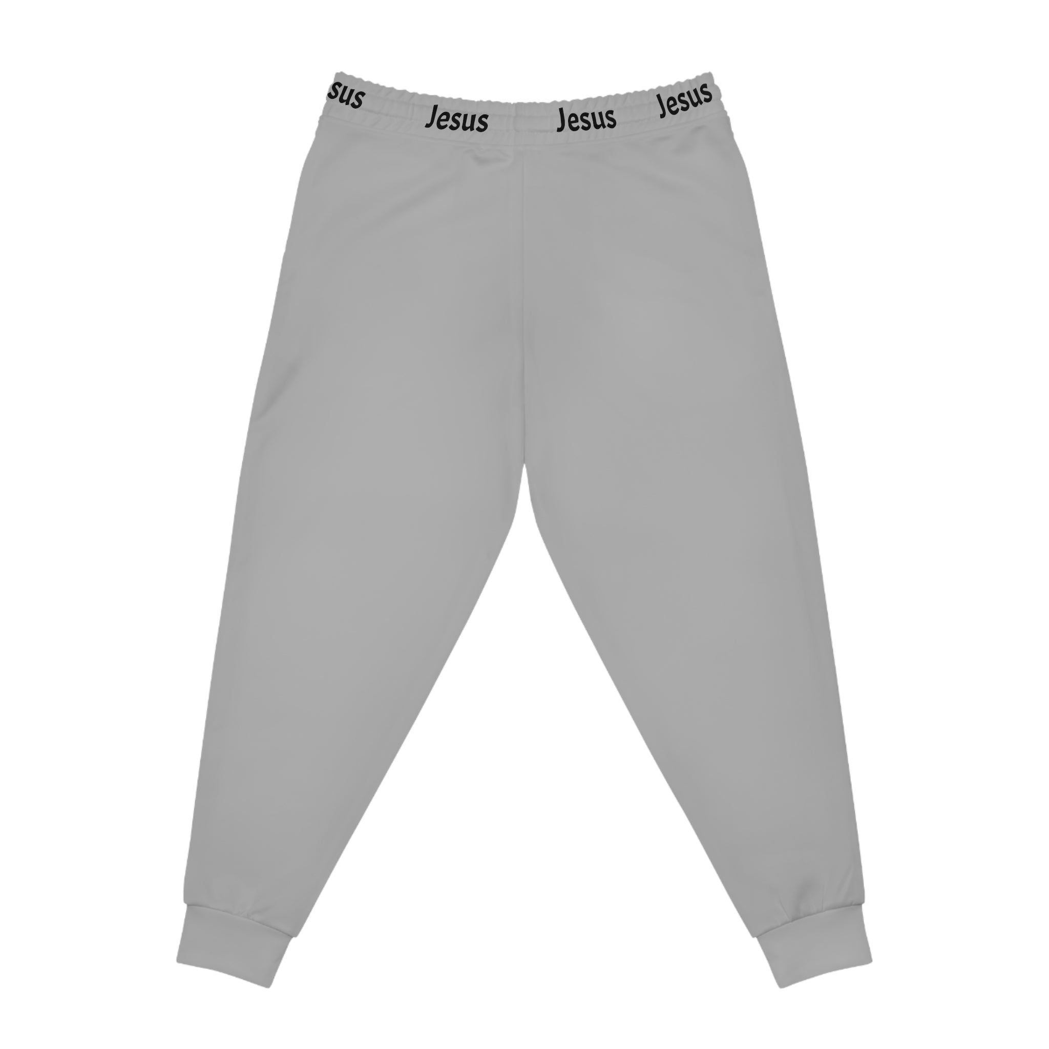 Collection of Glory Gear Inspirational Athletic Joggers with 'Jesus' Design - Perfect for Workouts and Everyday Comfort in a gallery layout