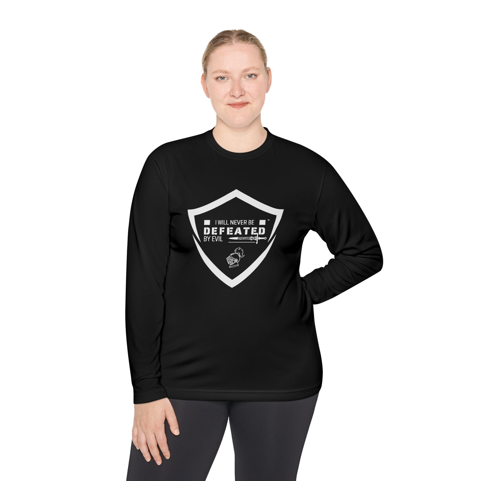 'Victorious & unDefeated' Unisex Lightweight Long Sleeve Tee